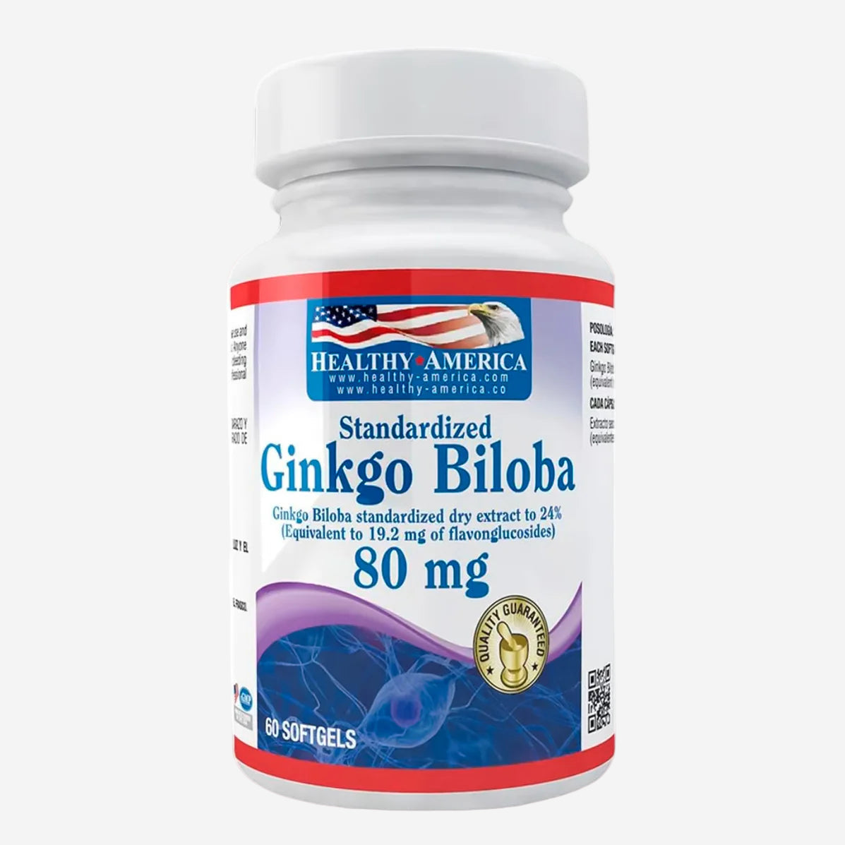 GINKGO BILOBA 80 MG - HEALTHY AMERICA